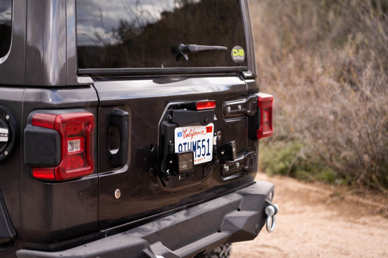 DV8 Offroad 18-22 Jeep Wrangler JL Spare Tire Delete Kit w/Light Mounts - Mammoth Racing -