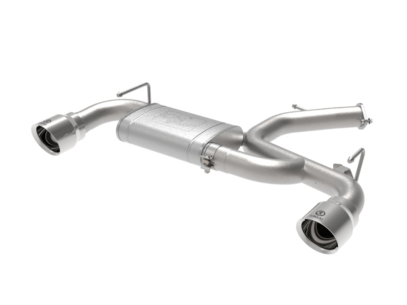 aFe Power Axle Back Exhaust - 19-20 Hyundai Veloster N L4-2.0L (t) w/ Polished tips - Mammoth Racing -