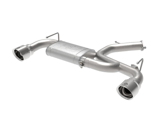 aFe Power Axle Back Exhaust - 19-20 Hyundai Veloster N L4-2.0L (t) w/ Polished tips - Mammoth Racing -