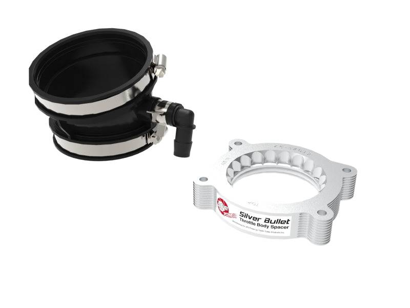 aFe 2020 Vette C8 Silver Bullet Aluminum Throttle Body Spacer Works w/ Factory Intake Only - Silver - My Store