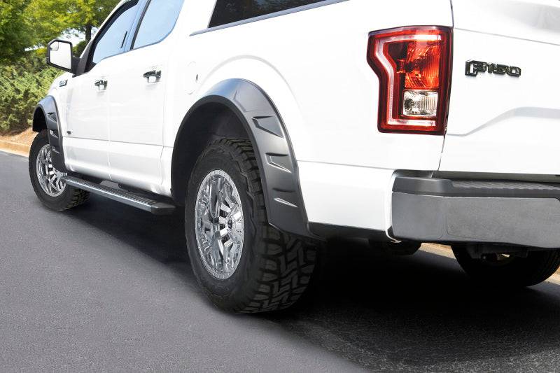Bushwacker 15-17 Ford F-150 DRT Style Flares 4pc - Black - Mammoth Racing -