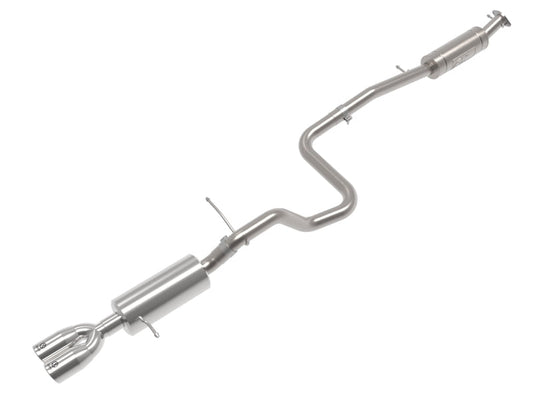 aFe Takeda Series 2 1/2in 304 SS Cat-Back 14-19 Ford Fiesta L4-1.6L (t) w/Polished Tip - Mammoth Racing -