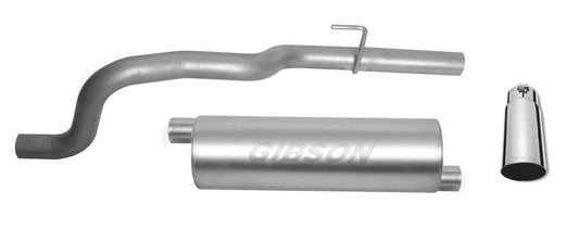 Gibson 99-01 Jeep Grand Cherokee Laredo 4.0l 2.5in Cat-Back Single Exhaust - Stainless - Mammoth Racing -
