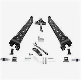 Fabtech 13-18 Ram 3500 4WD 7in Radius Arm System - Component Box 2 w/Dirt Logic Shock Absorbers - Mammoth Racing -