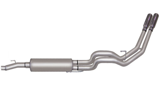 Gibson 11-14 Ford F-150 SVT Raptor 6.2l 2.5in Cat-Back Dual Sport Exhaust - Stainless - Mammoth Racing -