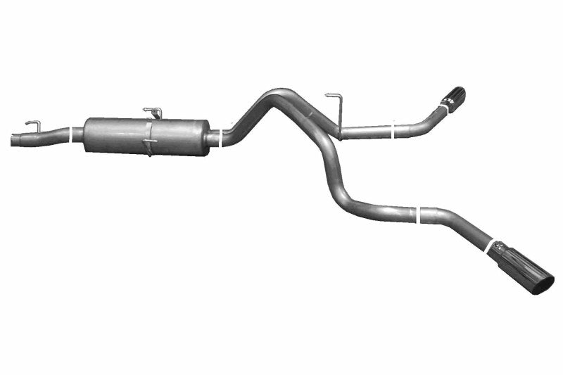 Gibson 02-05 Dodge Ram 1500 SLT 4.7l 2.5in Cat-Back Dual Extreme Exhaust - Stainless - Mammoth Racing -