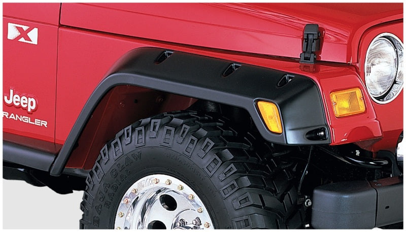 Bushwacker 97-06 Jeep TJ Pocket Style Flares 2pc - Black - My Store