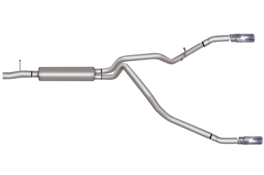 Gibson 2016 Ford F-250 Super Duty XL 6.2l 2.5in Cat-Back Dual Split Exhaust - Stainless - Mammoth Racing -