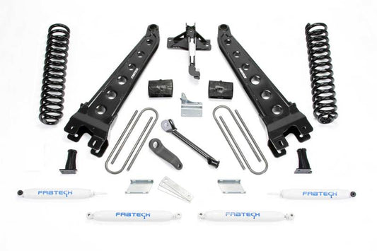 Fabtech 11-13 Ford F450/550 4WD 10 Lug 6in Rad Arm Sys w/Coils & Perf Shks - Mammoth Racing -