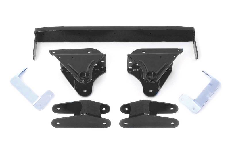 Fabtech 01-04 Ford F250/350 4WD 3.5in Spring Hanger w/Perf Shks - Mammoth Racing -