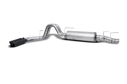 Gibson 21-22 Ford F150 2.7/3.3l 3/2.5in Cat-Back Dual Sport Exhaust System Stainless - Black Elite - Mammoth Racing -