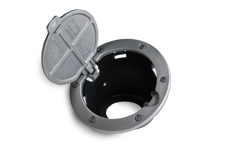 AMP Research 2007-2017 Jeep Wrangler JK 2/4 Door Fuel Door - Brushed - My Store