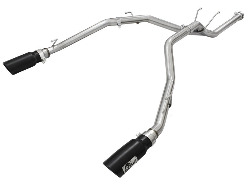 aFe MACHForce XP DPF-Back Exhaust 2.5in SS with Black Tips 2014 Dodge Ram 1500 V6 3.0L EcoDiesel - Mammoth Racing -