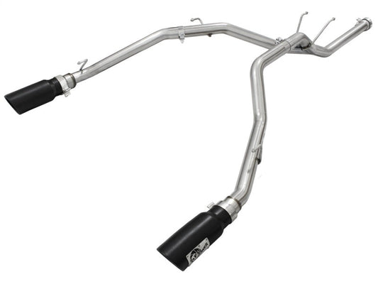 aFe MACHForce XP DPF-Back Exhaust 2.5in SS with Black Tips 2014 Dodge Ram 1500 V6 3.0L EcoDiesel - Mammoth Racing -