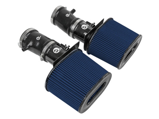 aFe 15-21 Lamborghini Huracan V10-5.2L Track Series Intake System w/ Pro 5R Filter - Mammoth Racing -