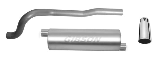 Gibson 86-93 Jeep Cherokee Base 2.5l 2.5in Cat-Back Single Exhaust - Stainless - Mammoth Racing -
