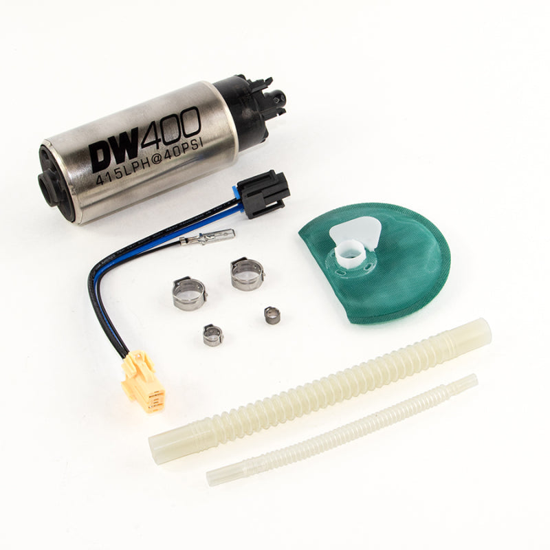DeatschWerks 415LPH DW400 Fuel Pump w/9-1047 Install Kit 15-17 Ford Mustang V6/GT w/ 1/8in Venturi - Mammoth Racing -