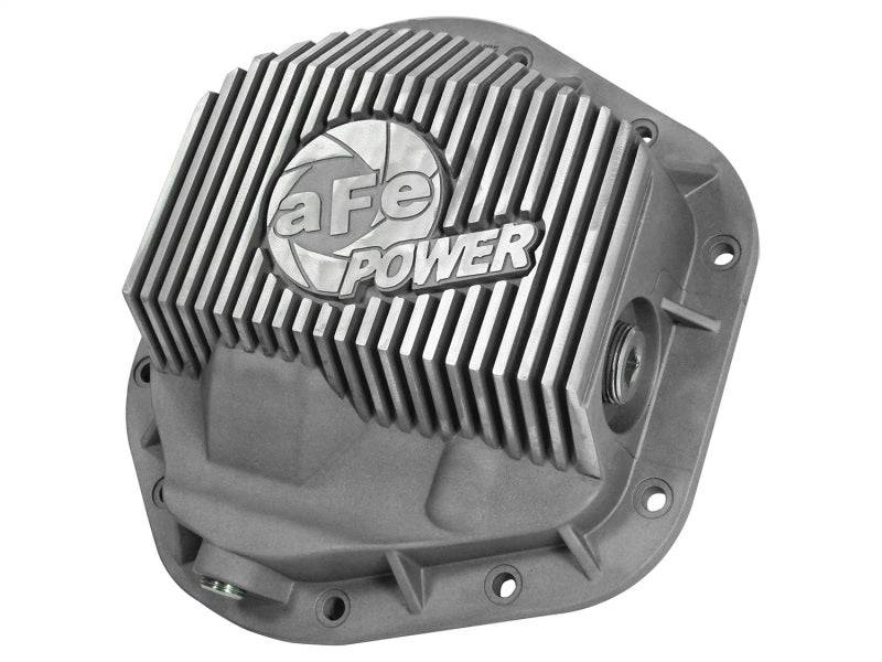 afe Front Differential Cover (Raw; Street Series); Ford Diesel Trucks 94.5-14 V8-7.3/6.0/6.4/6.7L - My Store