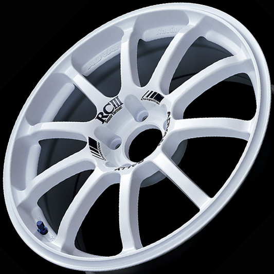 Advan RCIII 18x7.5 +45mm 5-114.3 White Wheel - My Store
