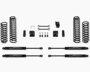 Fabtech 07-18 Jeep JK 4WD 4-Door 3in Sport System w/DL Shocks - Mammoth Racing -
