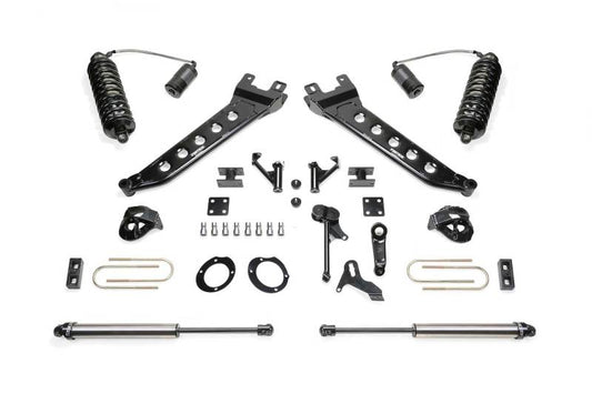 Fabtech 13-18 Ram 3500 4WD 5in Radius Arm Kit w/4.0 C/O Resi Dlss & Rr 2.25 Dlss - Mammoth Racing -