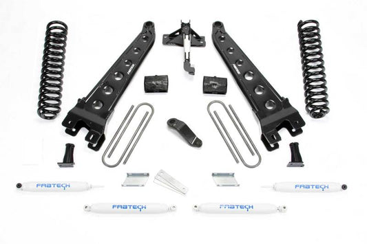 Fabtech 17 Ford F450/f550 4WD Diesel 6in Rad Arm Sys w/Coils & Perf Shks - Mammoth Racing -