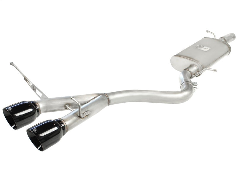 aFe MACHForce XP Exhaust 304SS Cat-Back w/ BlackTips 2008 VW Golf R32 V5 3.2L - Mammoth Racing -
