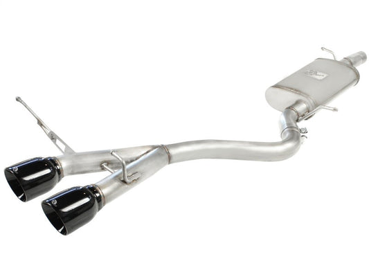 aFe MACHForce XP Exhaust 304SS Cat-Back w/ BlackTips 2008 VW Golf R32 V5 3.2L - Mammoth Racing -