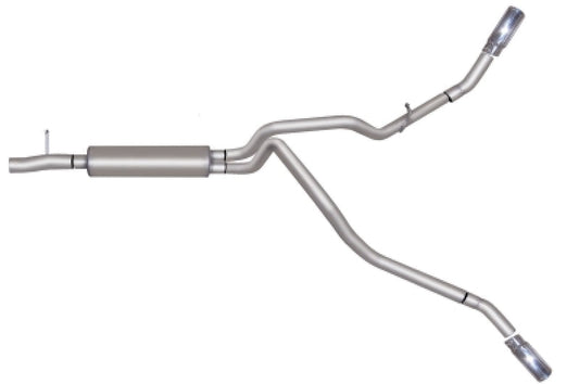 Gibson 17-18 Ford F-250 Super Duty King Ranch 6.2l 2.5in Cat-Back Dual Extreme Exhaust - Aluminized - Mammoth Racing -