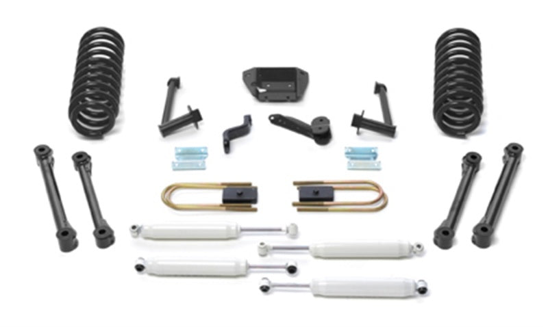 Fabtech 07-08 Dodge 2500/3500 4WD 6.7l Diesel w/Auto Trans 6in Perf Sys w/Perf Shks - Mammoth Racing -