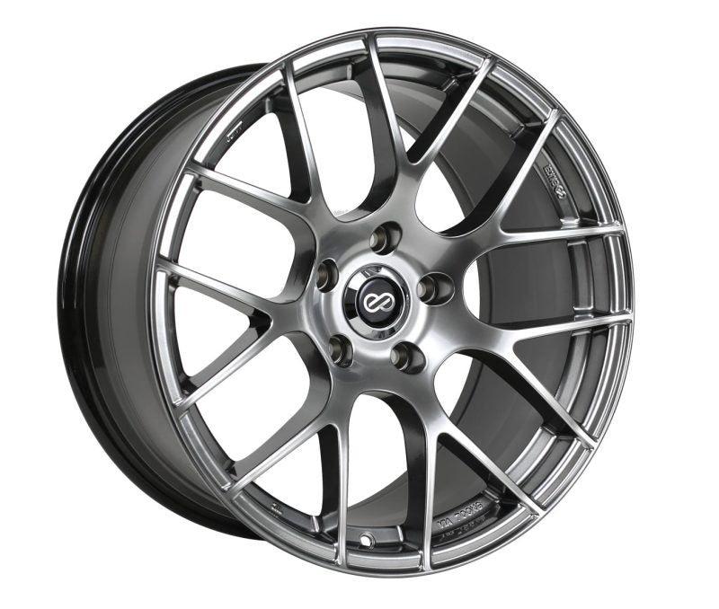 Enkei Raijin 18x8 35mm Offset 5x100 Bolt Pattern Hyper Silver Wheel - My Store