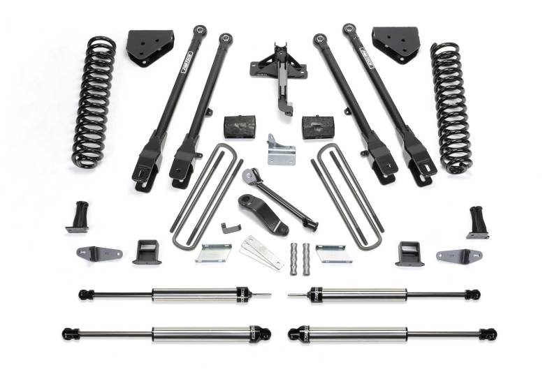 Fabtech 08-10 Ford F450/550 4WD 6in 4Link Sys w/Coils & Dlss Shks - Mammoth Racing -