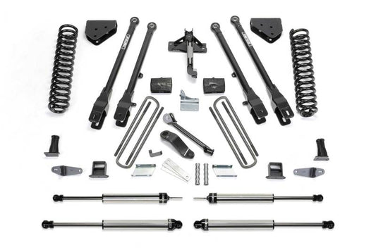 Fabtech 08-10 Ford F450/550 4WD 6in 4Link Sys w/Coils & Dlss Shks - Mammoth Racing -