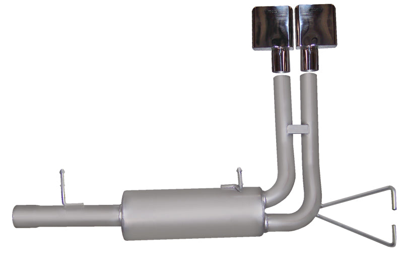 Gibson 99-04 Ford F-250 Super Duty Lariat 6.8l 2.25in Cat-Back Super Truck Exhaust - Aluminized - Mammoth Racing -