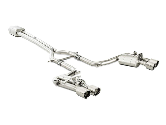 Akrapovic 14-15 Porsche Panamera Turbo (970) Evolution Line Cat Back (Titanium) w/ Titanium Tips - My Store