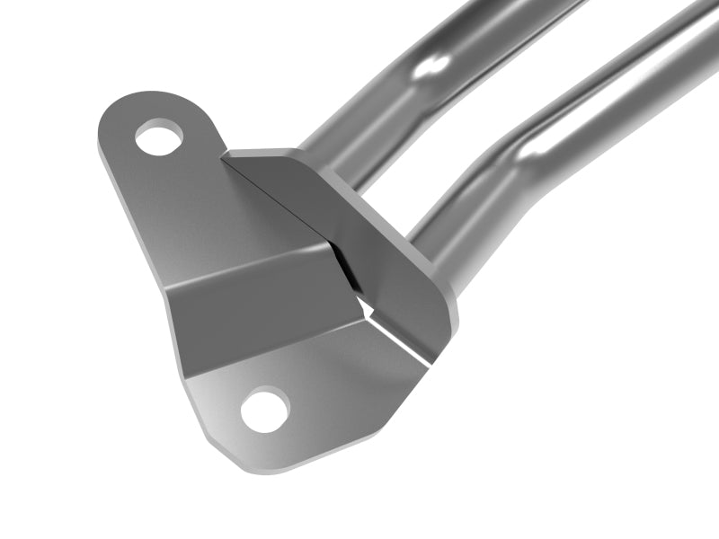 aFe CONTROL 20-22 Ford Explorer L4 2.3L (t) Tubular Steel Front Suspension Strut Brace Gunmetal Gray - Mammoth Racing -