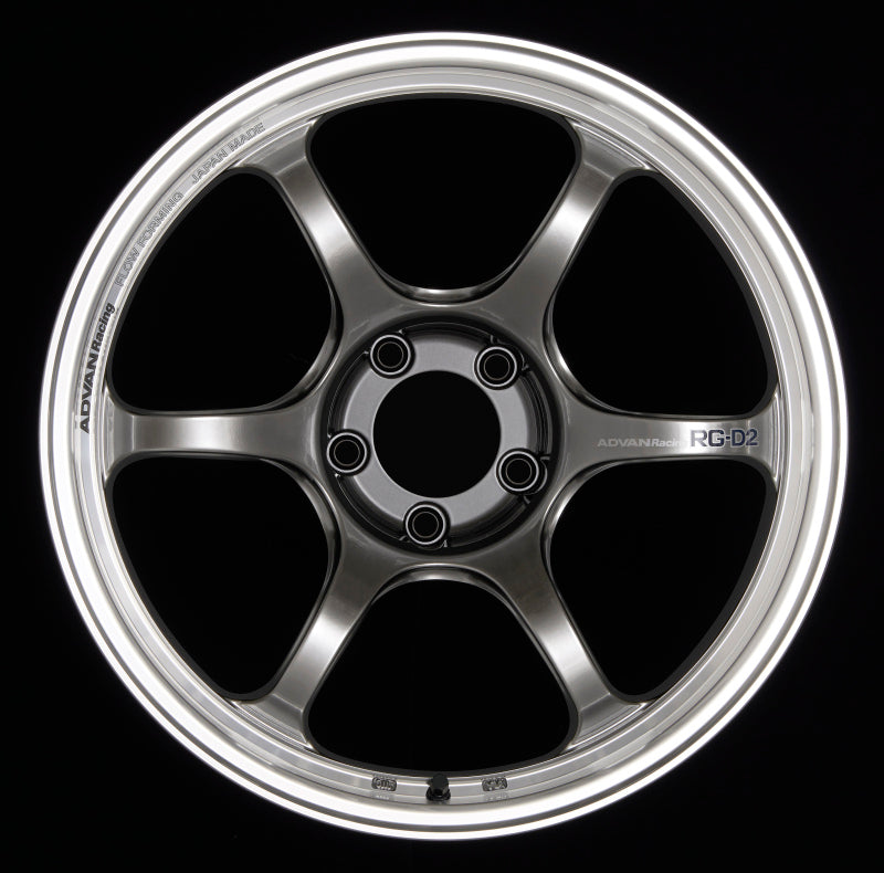 Advan RG-D2 17x9.0 +45 5-114.3 Machining & Racing Hyper Black Wheel - My Store