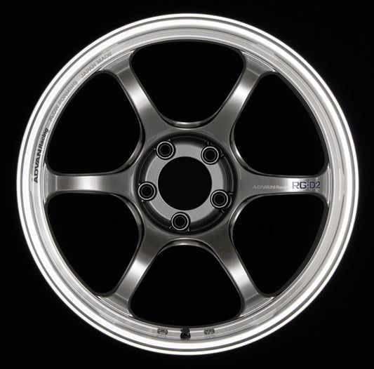 Advan RG-D2 17x9.0 +45 5-114.3 Machining & Racing Hyper Black Wheel - My Store