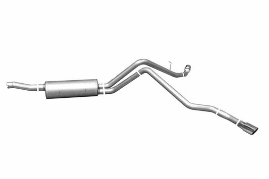 Gibson 99-02 Ford Expedition XLT 4.6l 2.5in Cat-Back Dual Extreme Exhaust - Stainless - Mammoth Racing -