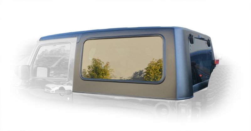 DV8 Offroad 07-18 Jeep Wrangler JK 2 Piece Square Back Hard Top (2 Door) - Mammoth Racing -