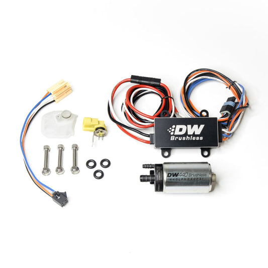 DeatschWerks 14-19 Ford Fiesta ST 440lph InTank Brushless Fuel Pump w/9-0912 Instl kit/C103 Contrllr - Mammoth Racing -
