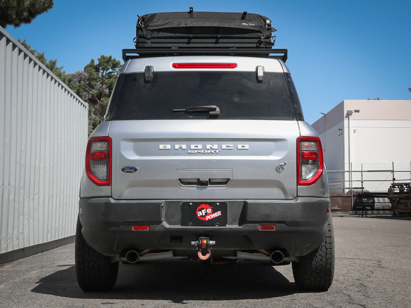aFe Ford Bronco Sport 21-22 L3-1.5L (t)/L4-2.0L (t) Vulcan Cat-Back Exhaust System- Carbon Tips - Mammoth Racing -