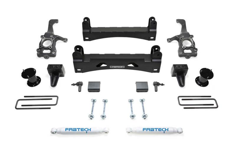 Fabtech 15-20 Ford F150 2WD 6in Basic Sys w/Perf Shks - Mammoth Racing -