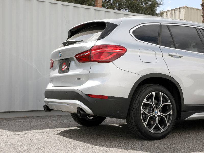 aFe MACHForce XP Exhausts Axle-Back 15-21 BMW X1 2.0L (t) (SS w/Black Tips) - My Store