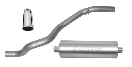 Gibson 96-97 Jeep Grand Cherokee Laredo 4.0l 2.5in Cat-Back Single Exhaust - Stainless - Mammoth Racing -
