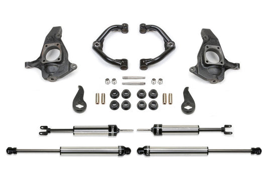 Fabtech 11-19 GM C/k2500hd/3500hd 4in Ultimate System w/Uniball UCA & DL Shocks - Mammoth Racing -