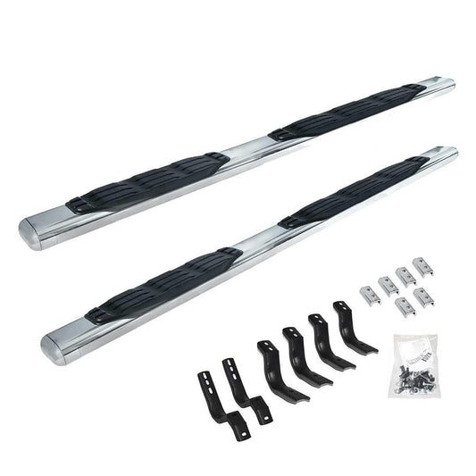 Go Rhino 2022 Toyota Tundra Double Cab 4dr 5in. 1000 Series Kit w/Sidestep + Brkts - Polished - Mammoth Racing -