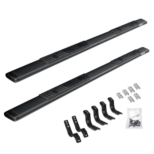 Go Rhino 2022 Toyota Tundra Crew Max 4dr 5in. OE Xtreme Low Prof Kit w/Sidesteps + Brkts - Tex. Blk - Mammoth Racing -