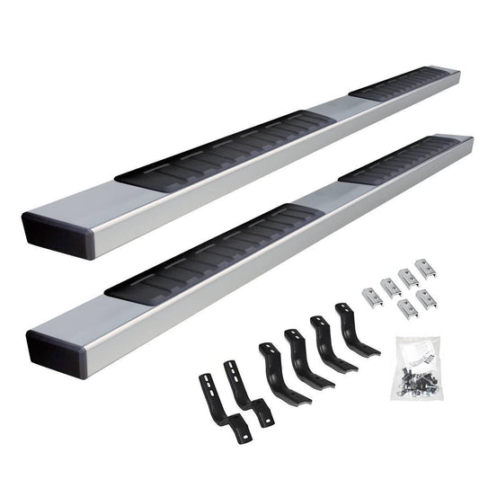 Go Rhino 2022 Toyota Tundra DC 4dr 6in. OE Xtreme II Complete Kit w/SideSteps + Brkts - Polished - Mammoth Racing -