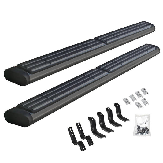 Go Rhino 2022 Toyota Tundra Crew Max 4dr 6in. OE Xtreme Complete Kit w/SideSteps + Brkts - Tex. Blk - Mammoth Racing -